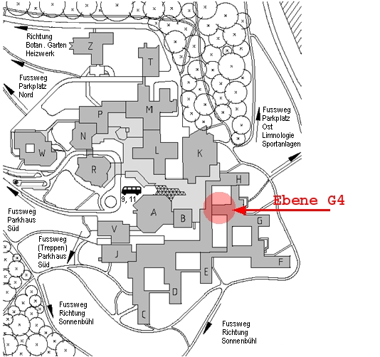 Lageplan Uni Konstanz