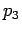 $\displaystyle p_3$