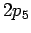 $\displaystyle 2p_5$