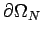 $\displaystyle \partial\Omega_N$