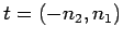 $ t=(-n_2,n_1)$
