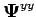 $ \boldsymbol{\Psi}^{yy}$