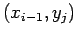 $ (x_{i-1},y_j)$