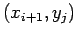 $ (x_{i+1},y_j)$